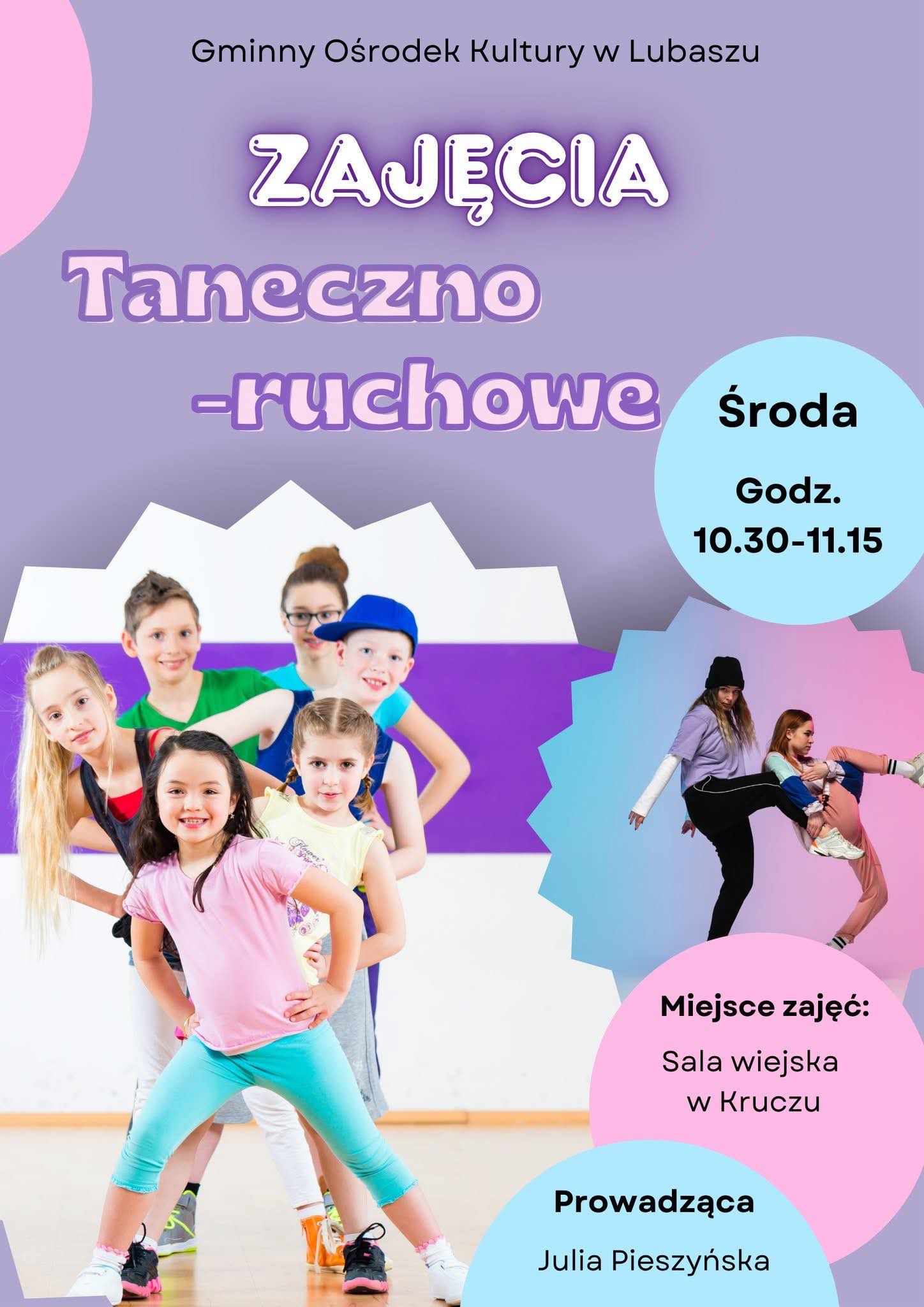 Zajęcia taneczne dla dzieci w naszej gminie!