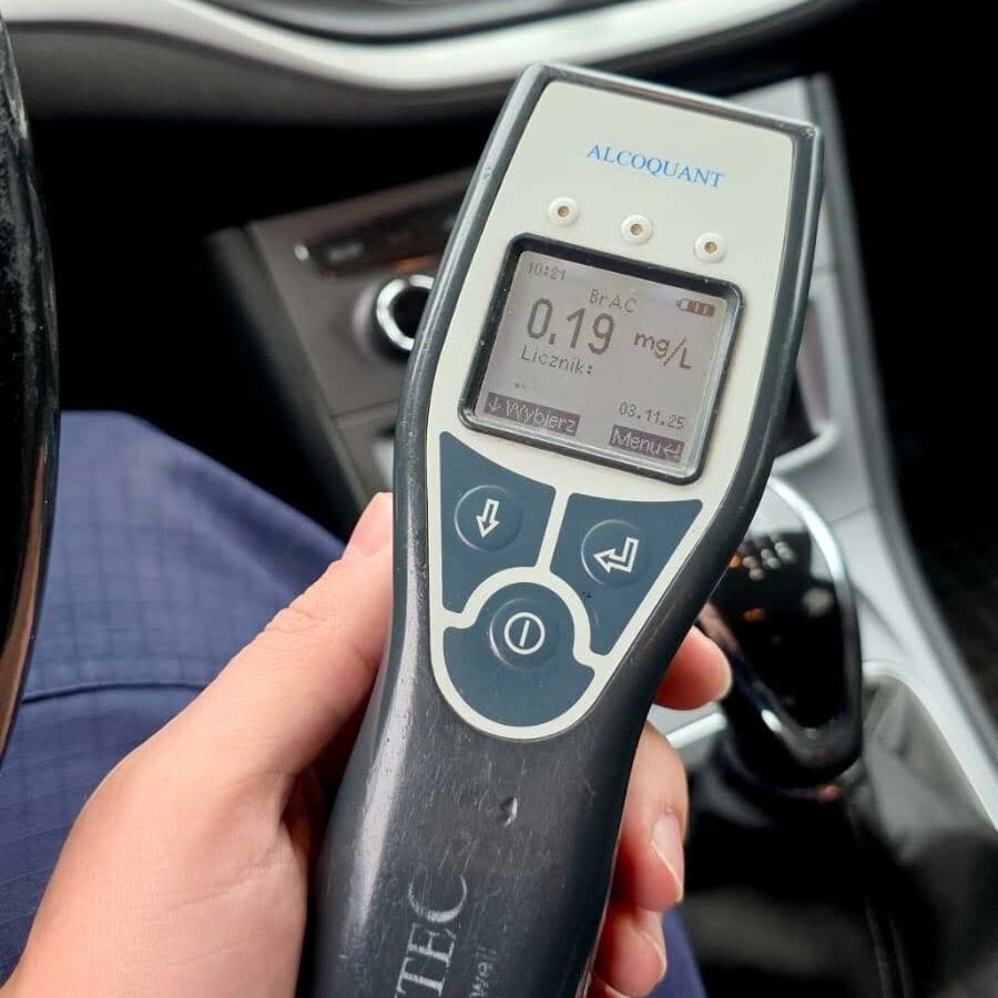 Poranny test trzeźwości na drogach powiatu!