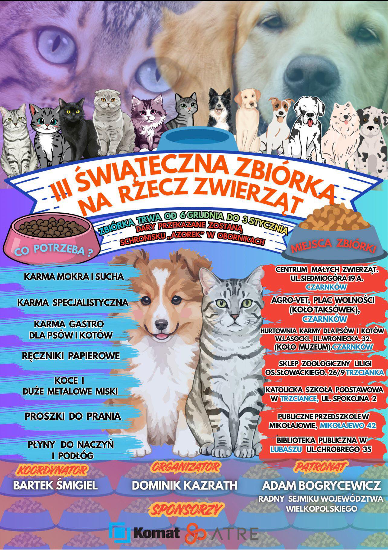 III Świąteczna Zbiórka na Rzecz Zwierząt